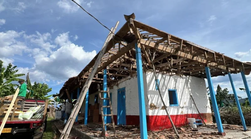 Antioquia avanza en la reconstrucción de viviendas afectadas por el terremoto del 10 de agosto